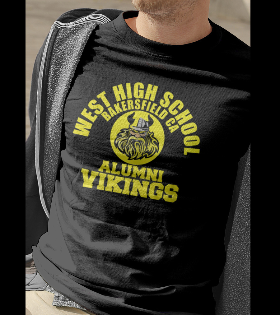 West High School Bakersfield CA Alumni Vikings T-Shirt