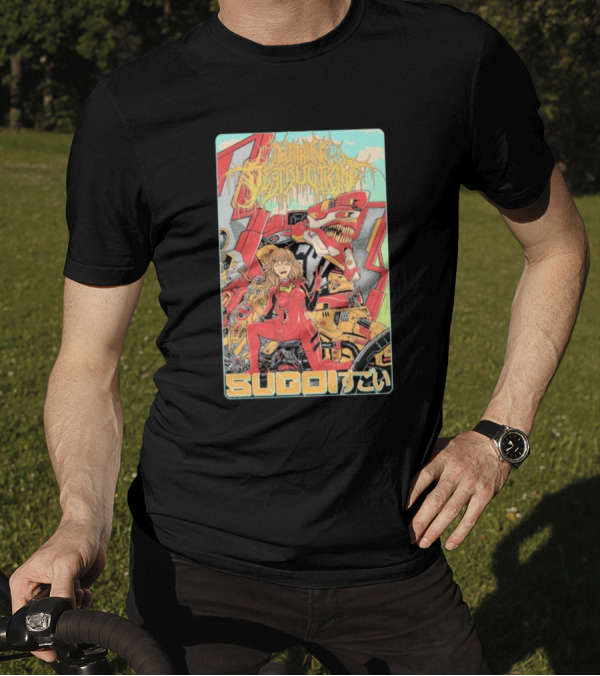 Within Destruction Asuka Sugoi スゴイ Anime Robot Adventure T-Shirt