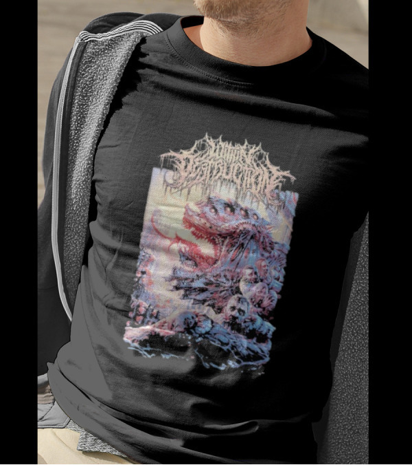 Within Destruction Deathwish Monster Art With Gory Details T-Shirt