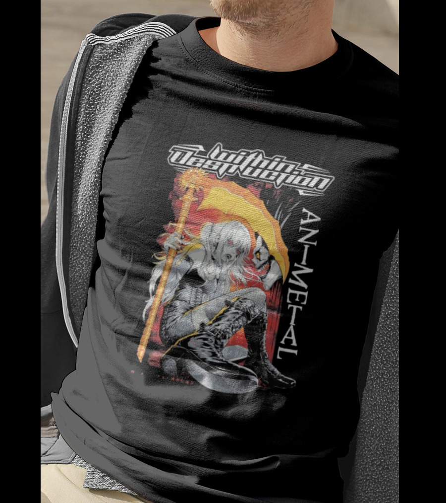 Within Destruction Misa Animetal Ryuk Death Note Anime Crossover T-Shirt
