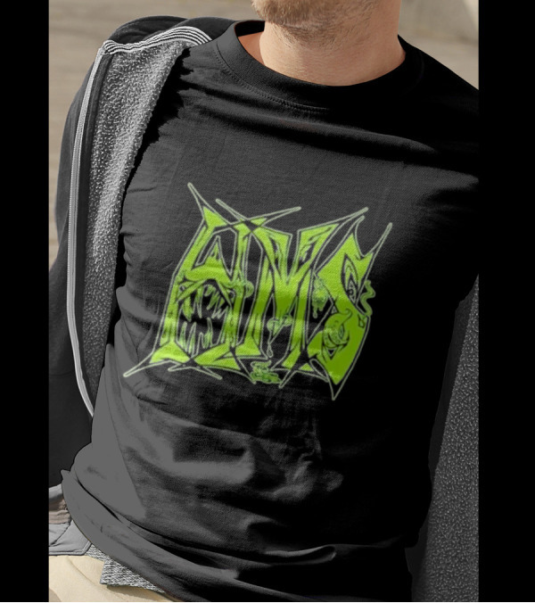 H.M.S Wolfsbane Atomic Themed Text With Monster Elements T-Shirt