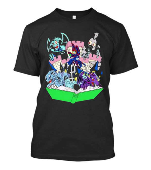 World Of Toons Castle And Creatures From Book T-Shirt