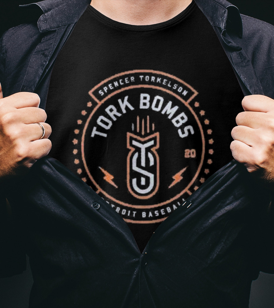 Spencer Torkelson Tork Bombs Detroit Baseball T-Shirt