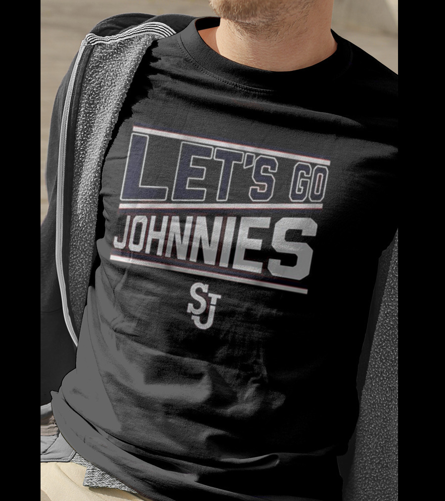 St. John’s Basketball Let's Go Johnnies SJ T-Shirt