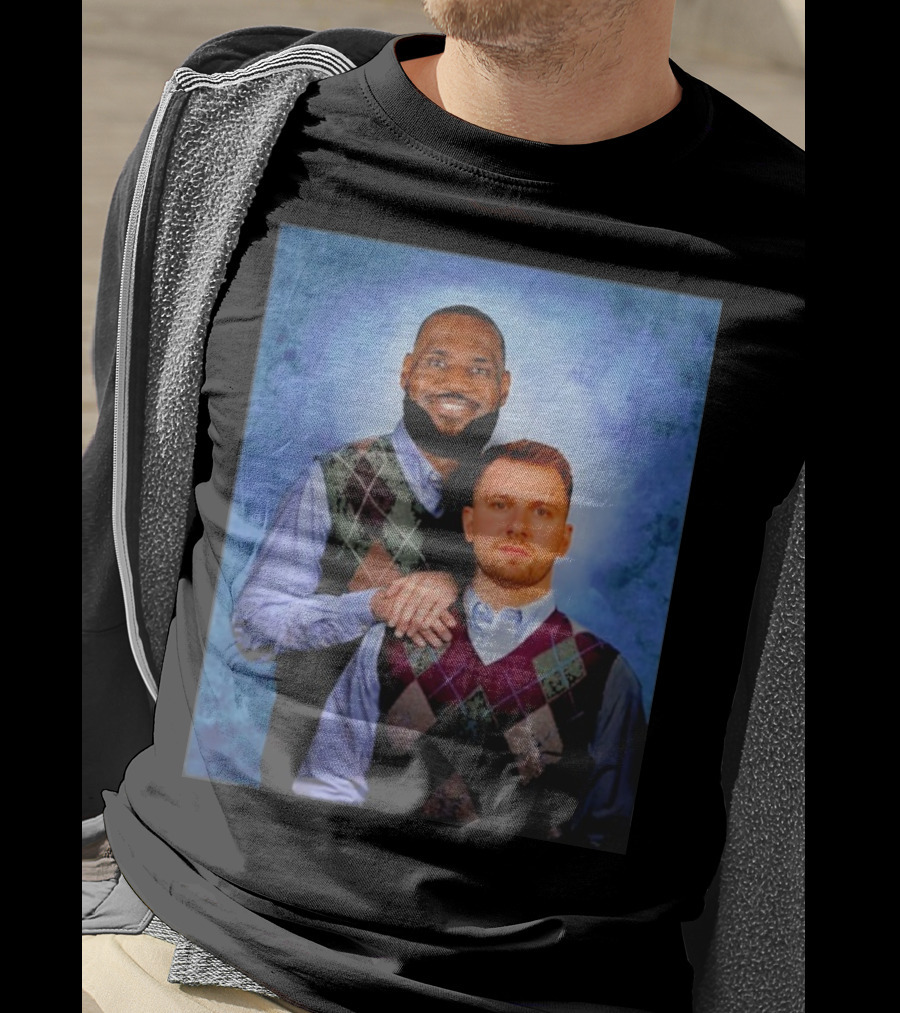Step Brothers Luka Doncic Lebron James Argyle Sweater Duo T-Shirt