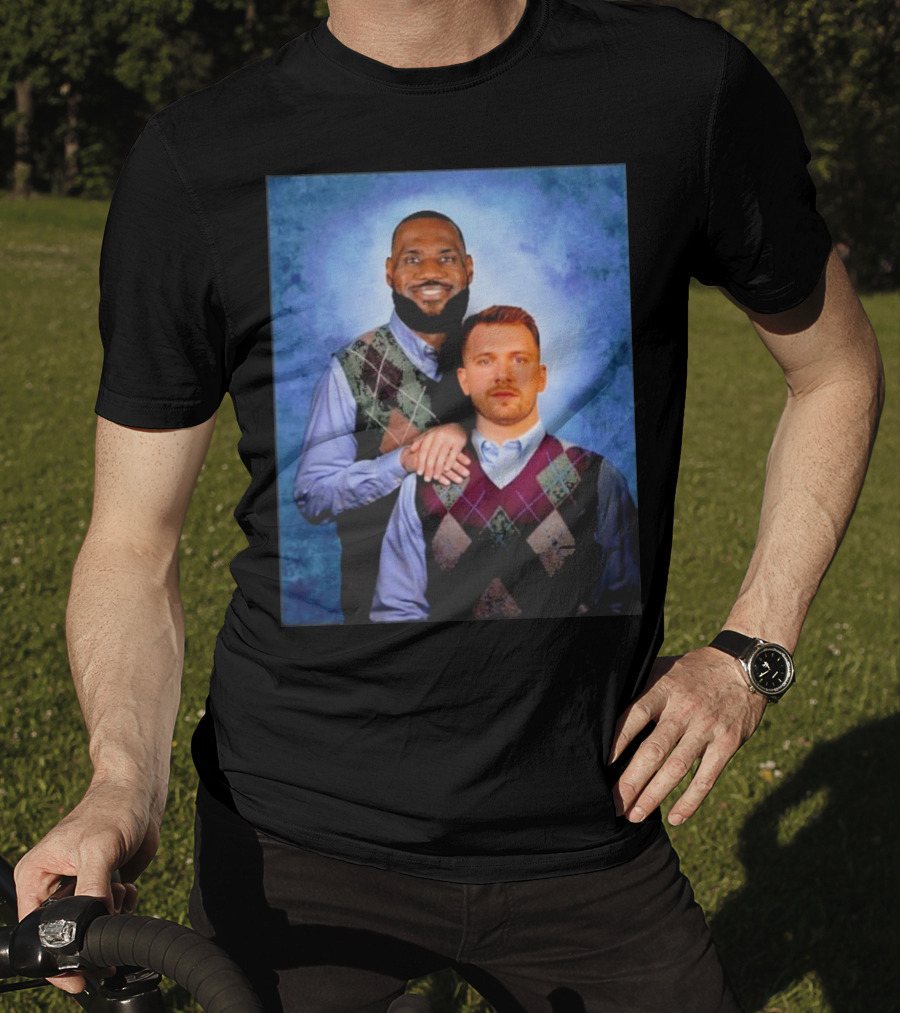 Step Brothers Luka Doncic Lebron James Argyle Sweater Duo T-Shirt