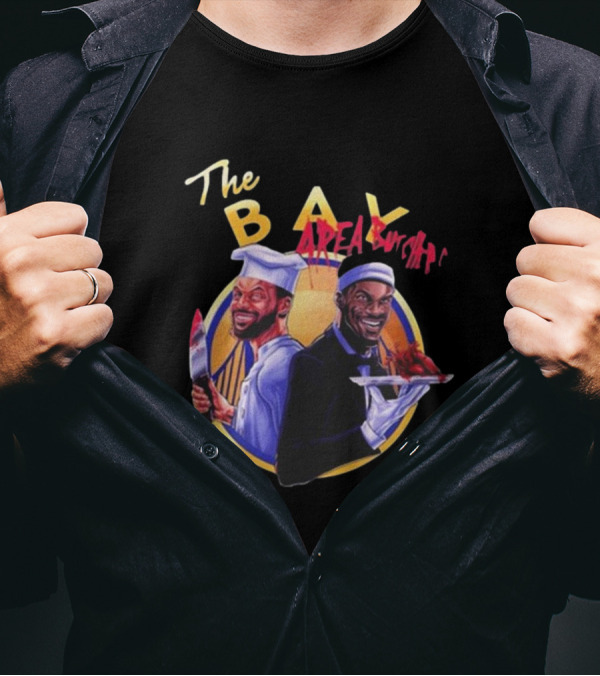 Stephen Curry The Bay Area Butchers Basketball Chef Theme T-Shirt