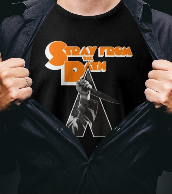 Stray From The Path Work Knife Hand Graphic T-Shirt