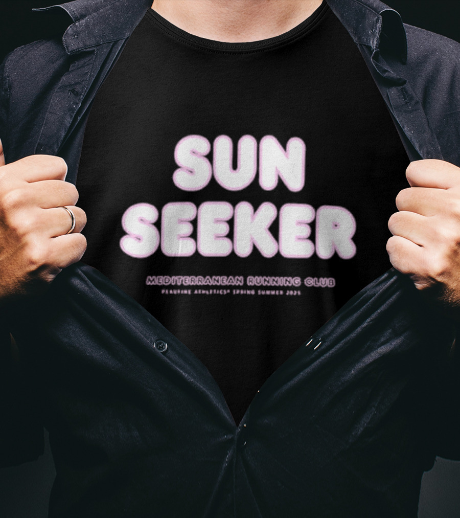 Sun Seeker Mediterranean Running Club Italian Amalfi Coast Since 1975 T-Shirt