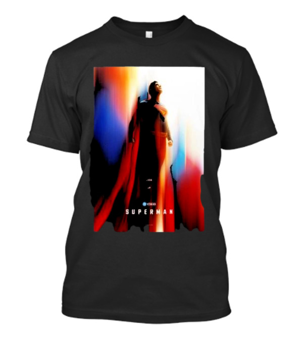 Superman 2025 Movie Look Up Heroic Color Burst T-Shirt