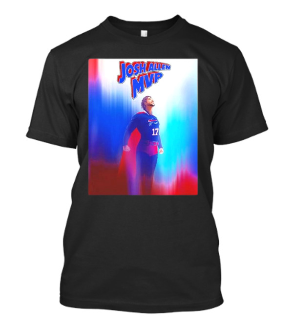 Josh Allen MVP Superman Buffalo Bills 17 T-Shirt
