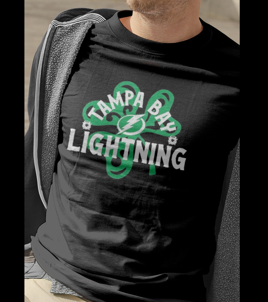 Tampa Bay Lightning St. Patrick’s Day Shamrock T-Shirt