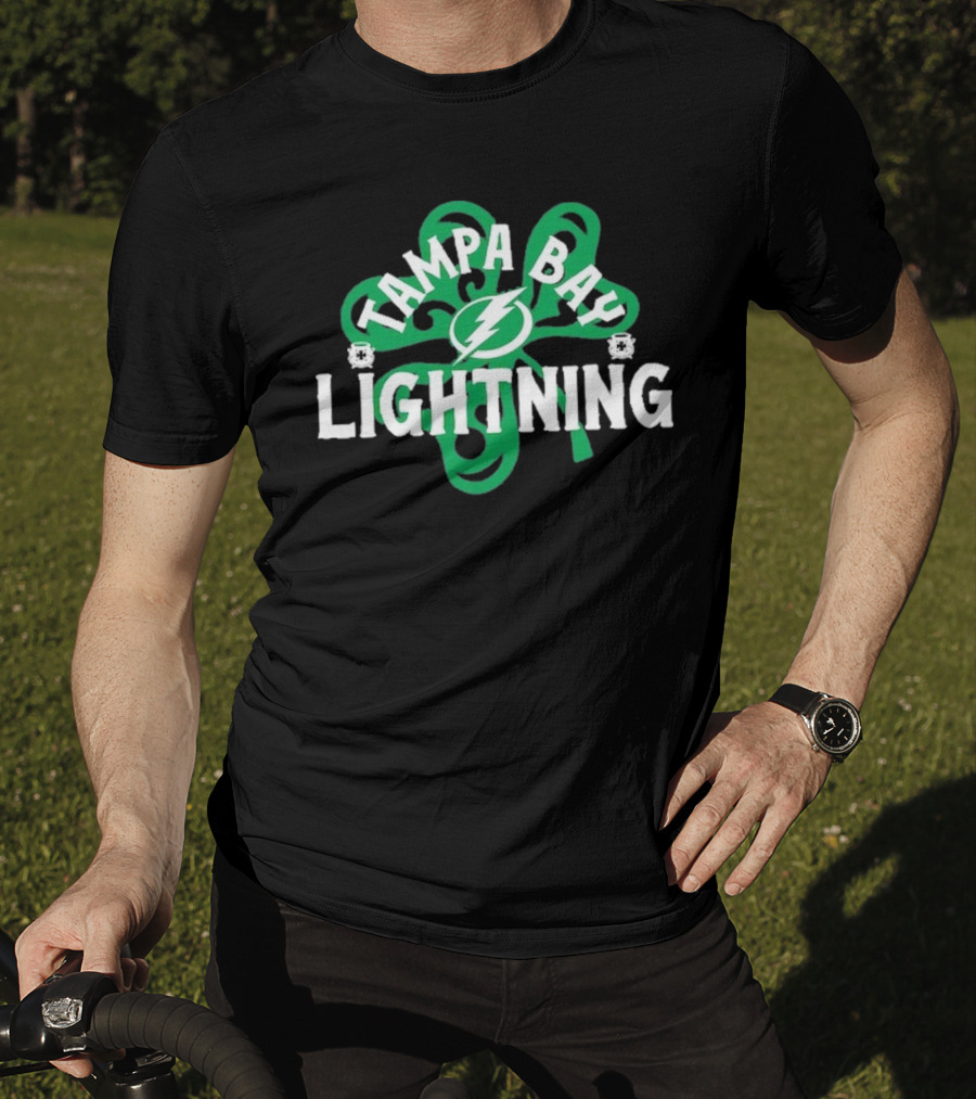 Tampa Bay Lightning St. Patrick’s Day Shamrock T-Shirt