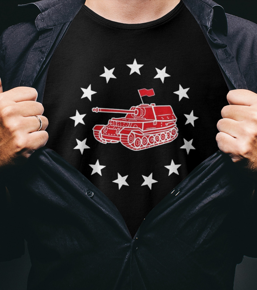 Tank For Flagg 2025 Red Tank And Stars T-Shirt