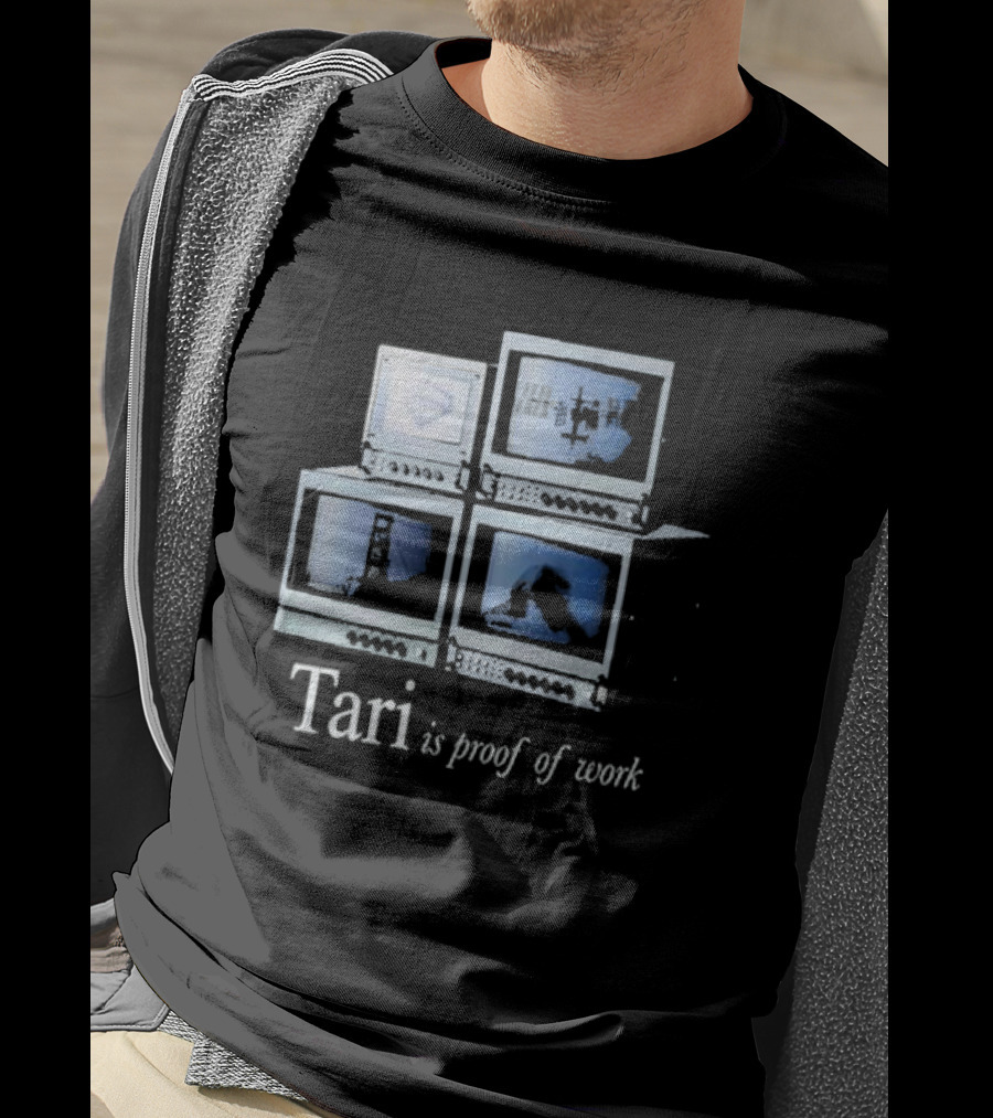 Tari Labs Proof Of Work 1996 Four Vintage Monitors T-Shirt