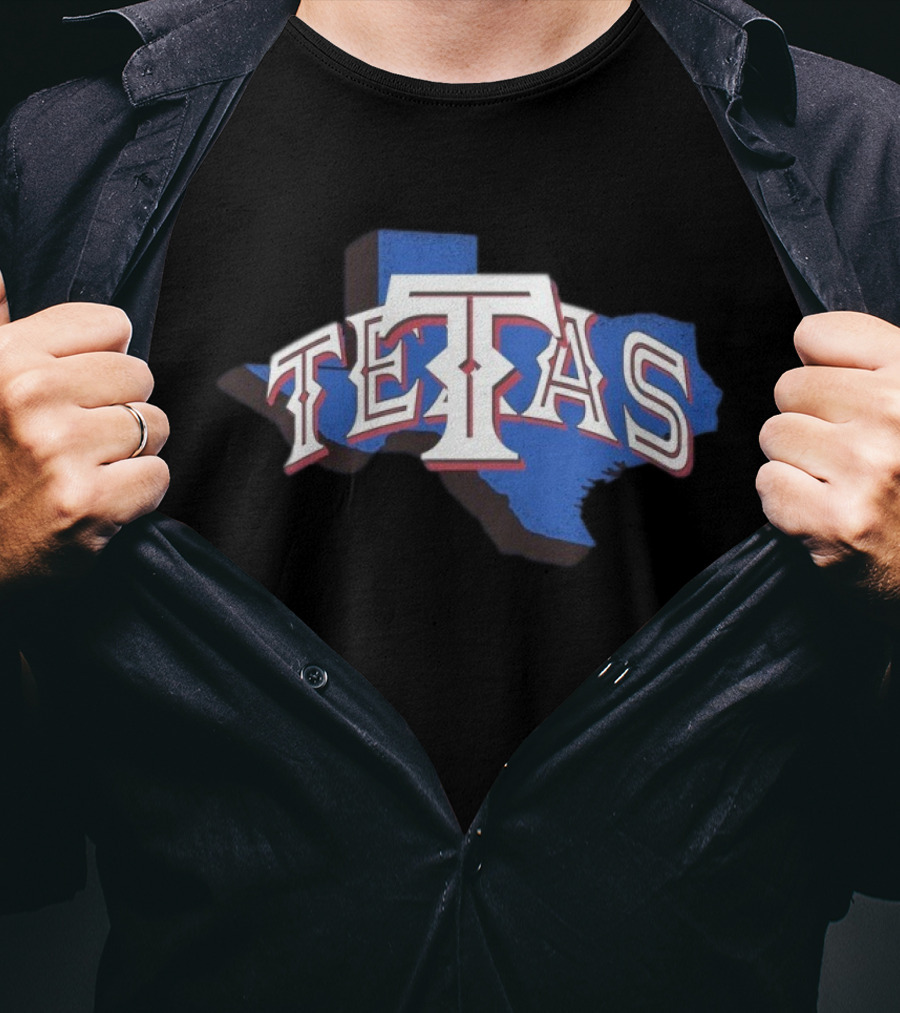 Texas Not Tetas Humor Texas Pride Map Design T-Shirt