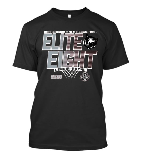NCAA Division II Men's Basketball Elite Eight Lenoir-Rhyne 2025 T-Shirt