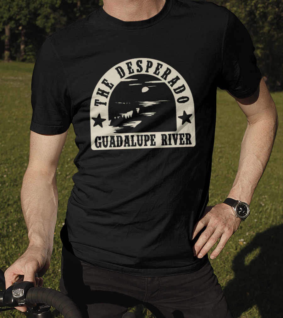 The Desperado Guadalupe River Sunset Stars T-Shirt