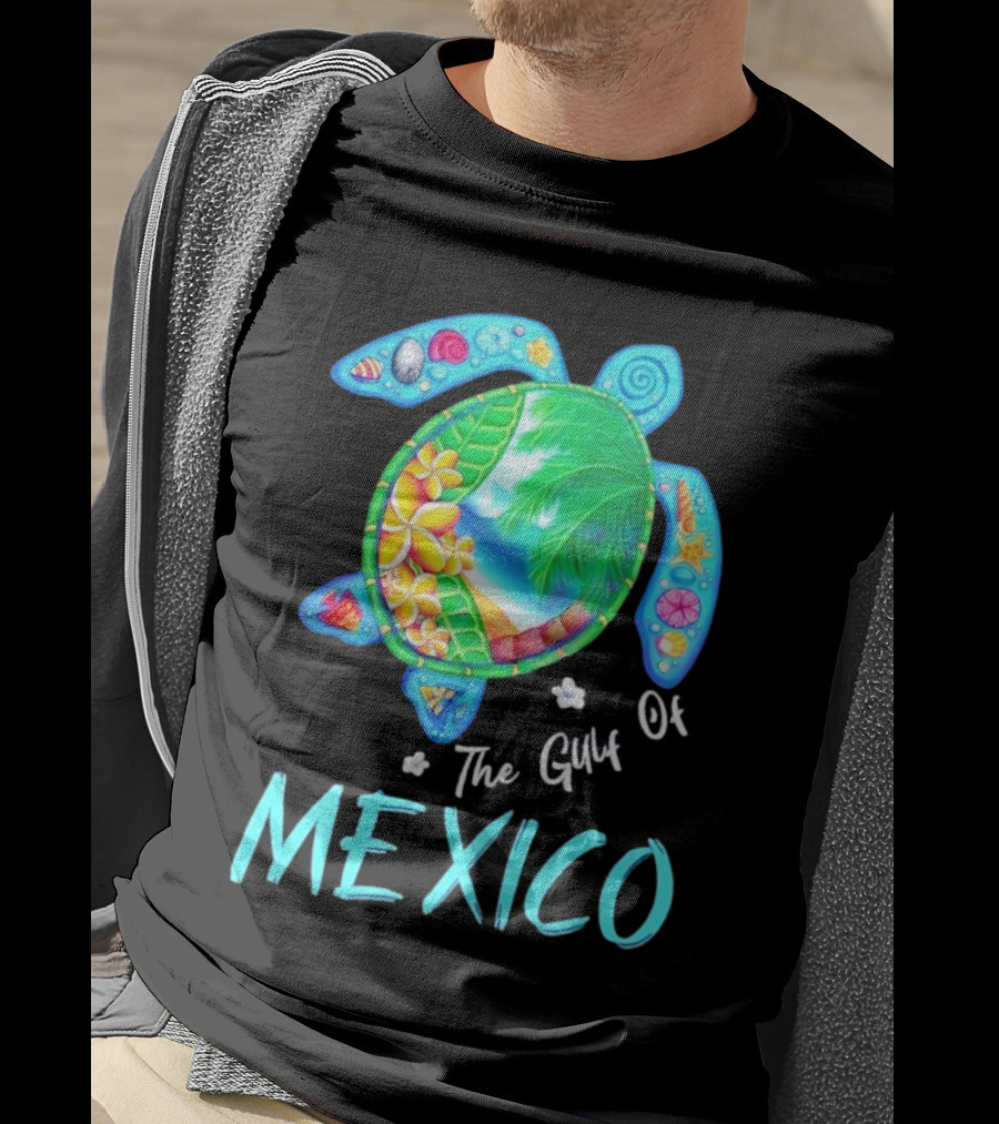 The Gulf Of Mexico Turtle Summer Beach Souvenir T-Shirt