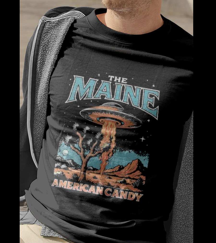 The Maine American Candy UFO Desert Scene T-Shirt