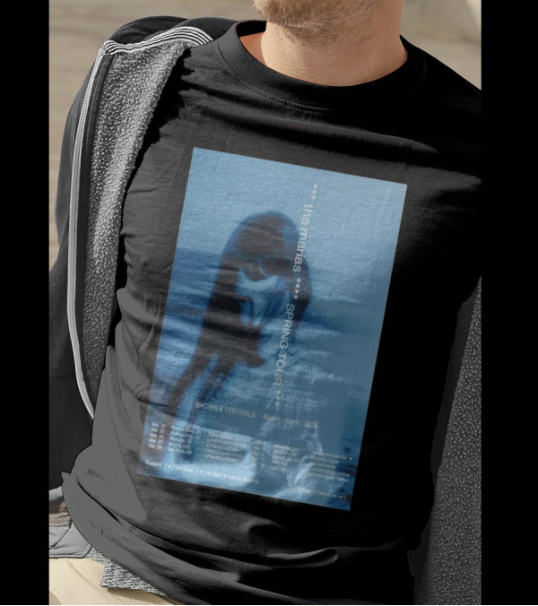 The Marías Spring Tour 2025 Shows And Festivals March April With Girl Ultra Iván C. Bakmas T-Shirt
