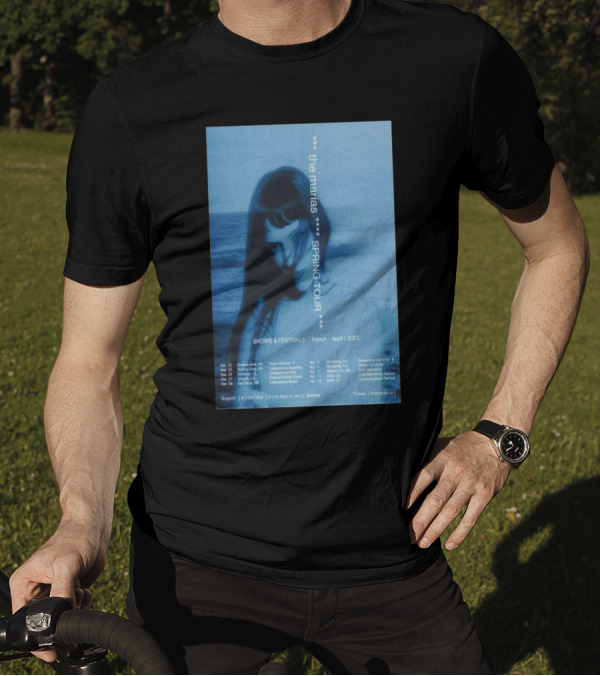 The Marías Spring Tour 2025 Shows And Festivals March April With Girl Ultra Iván C. Bakmas T-Shirt