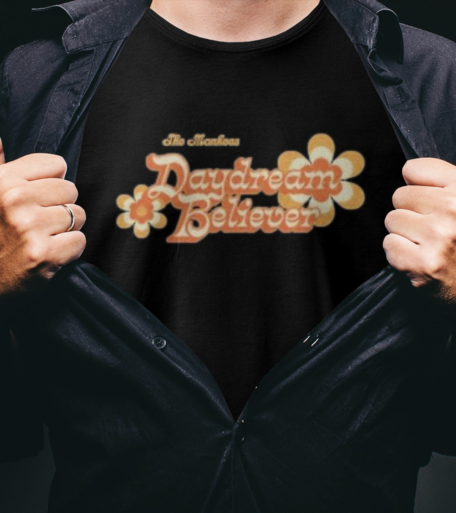 The Monkees Daydream Believer Retro Flower Theme T-Shirt