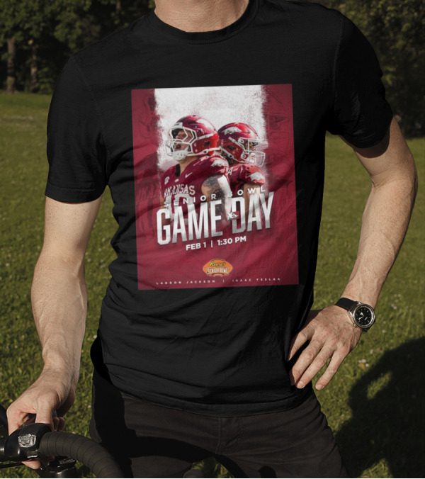 Arkansas Razorbacks Senior Bowl Game Day Landon Jackson Isaac TeSlaa February 1 2025 T-Shirt