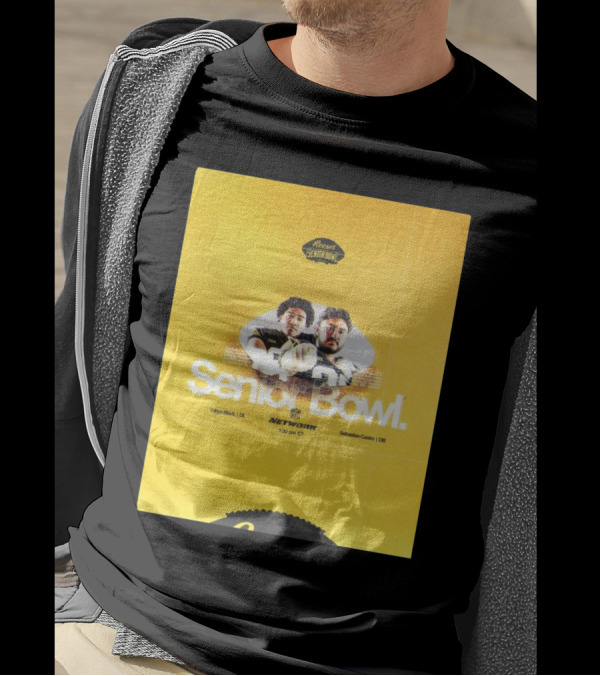 Reese's Senior Bowl Yahya Black Sebastian Castro 2025 Network Texas Tech Football February 1 T-Shirt