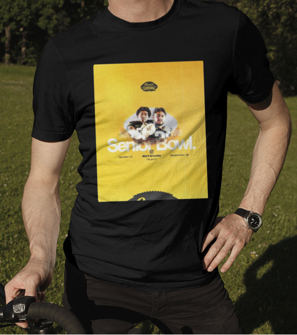 Reese's Senior Bowl Yahya Black Sebastian Castro 2025 Network Texas Tech Football February 1 T-Shirt