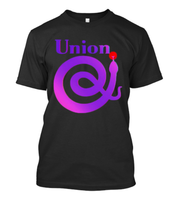 Union Snake Spiral With Red Tongue T-Shirt