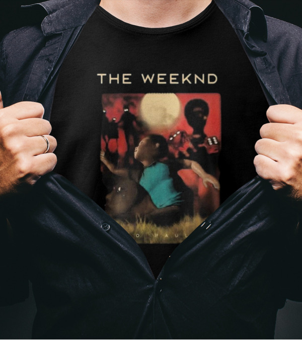 The Weeknd São Paulo Moonlit Shadow Scene T-Shirt