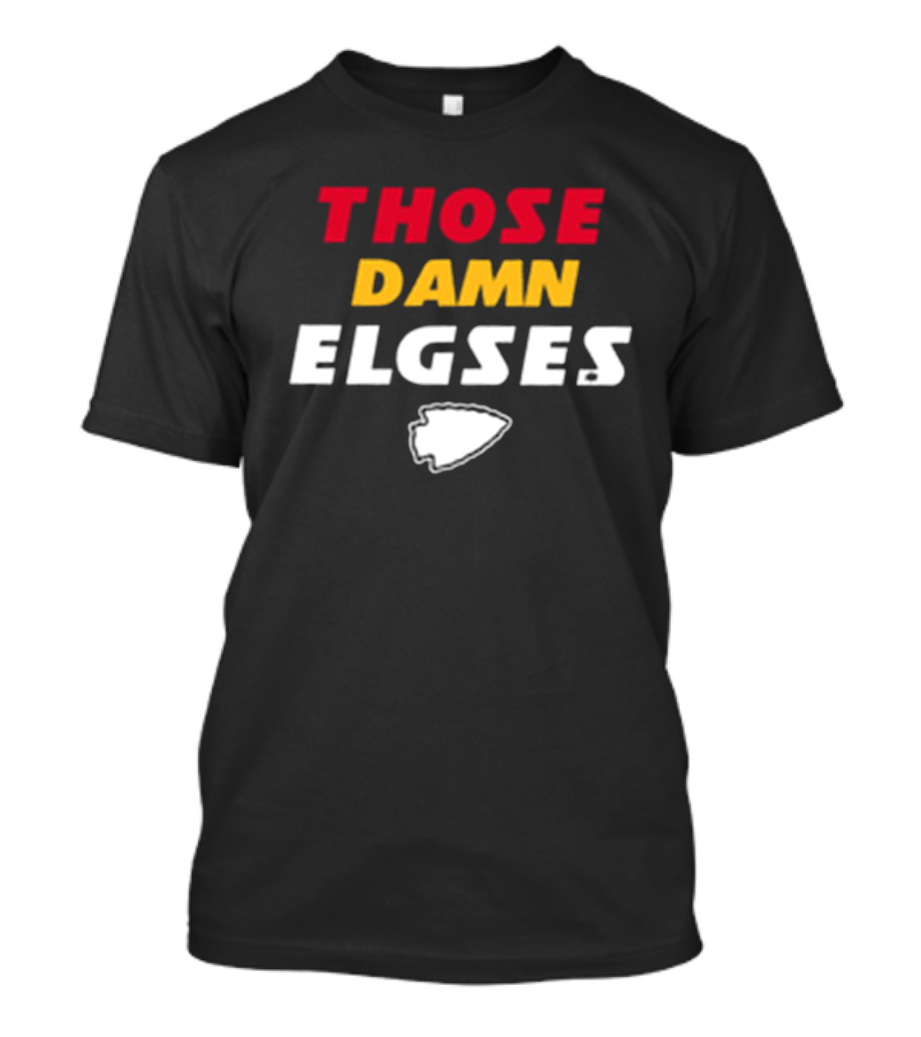 THOSE DAMN ELGSES Kansas City Chiefs NFL Football T-Shirt