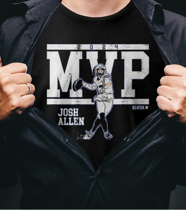 2024 MVP Josh Allen Football Player T-Shirt