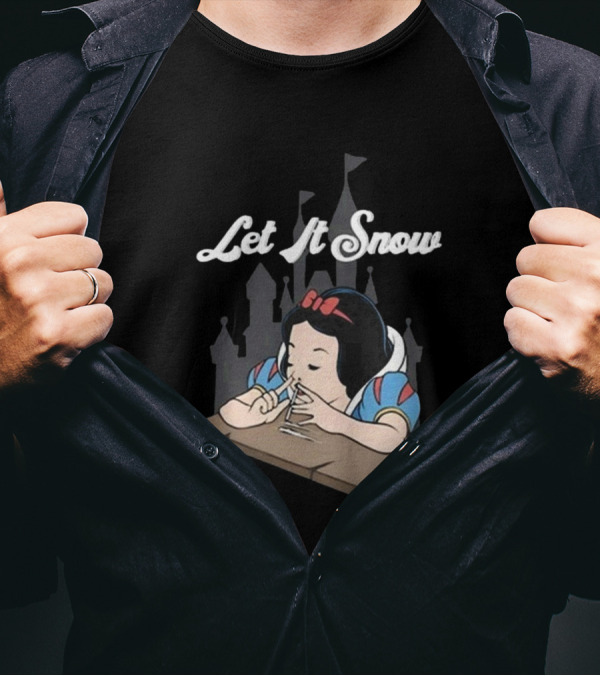 Unethical Threads Let It Snow Castle Scene T-Shirt