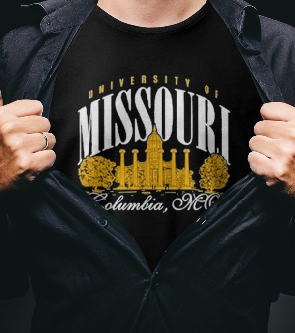 University Of Missouri Columns Columbia MO Historic Symbol T-Shirt