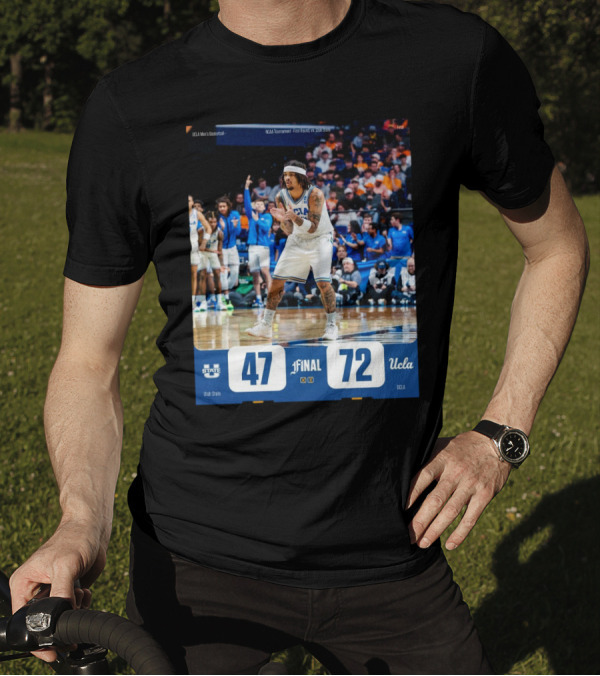 Utah State Aggies Vs UCLA Bruins NCAA Tournament First Round Final Score 47-72 T-Shirt