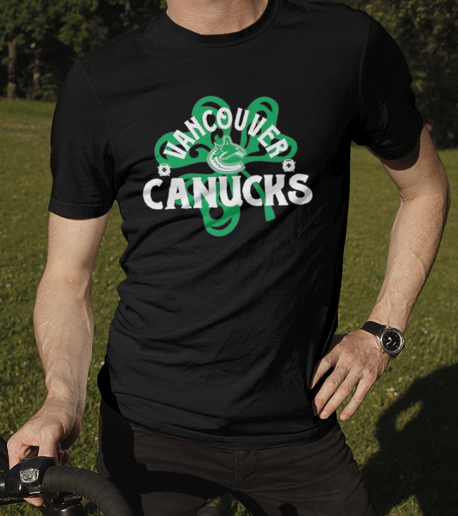 Vancouver Canucks St. Patrick’s Day Shamrock T-Shirt