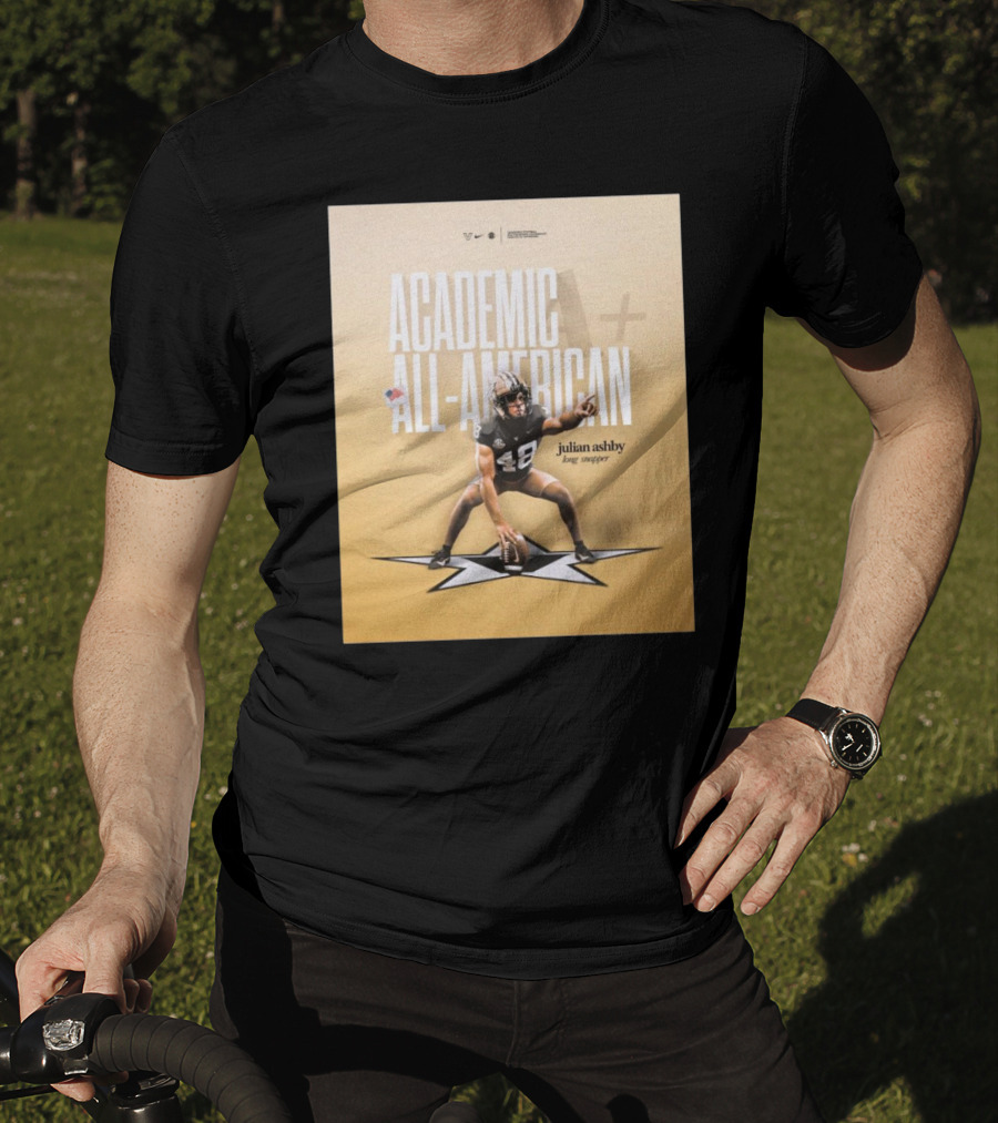 Vanderbilt Football Julian Ashby Academic All-American Long Snapper T-Shirt