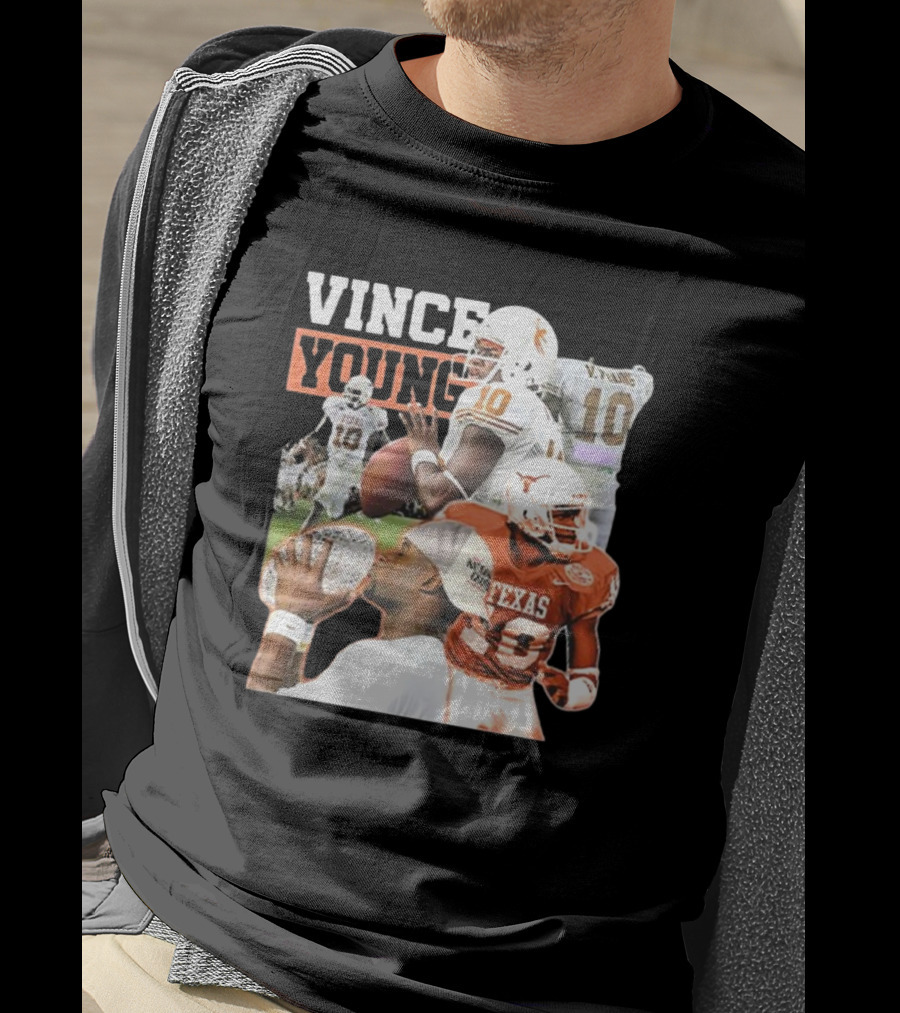 Vince Young Texas Longhorns Football Legend Number 10 T-Shirt