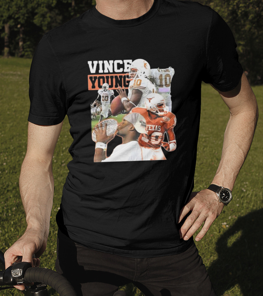 Vince Young Texas Longhorns Football Legend Number 10 T-Shirt