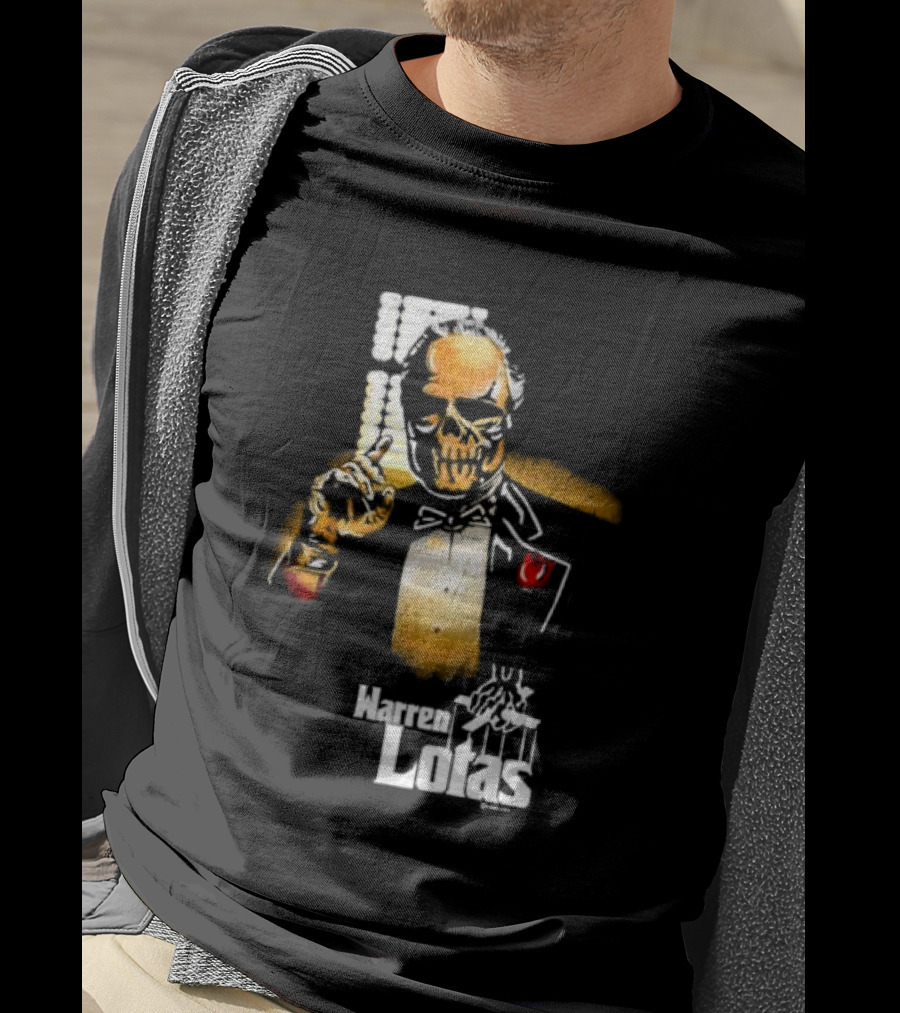 Warren Lotas The Don The Godfather Skeletal Figure Gesture T-Shirt