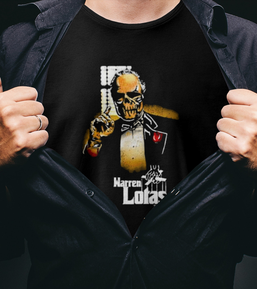 Warren Lotas The Don The Godfather Skeletal Figure Gesture T-Shirt