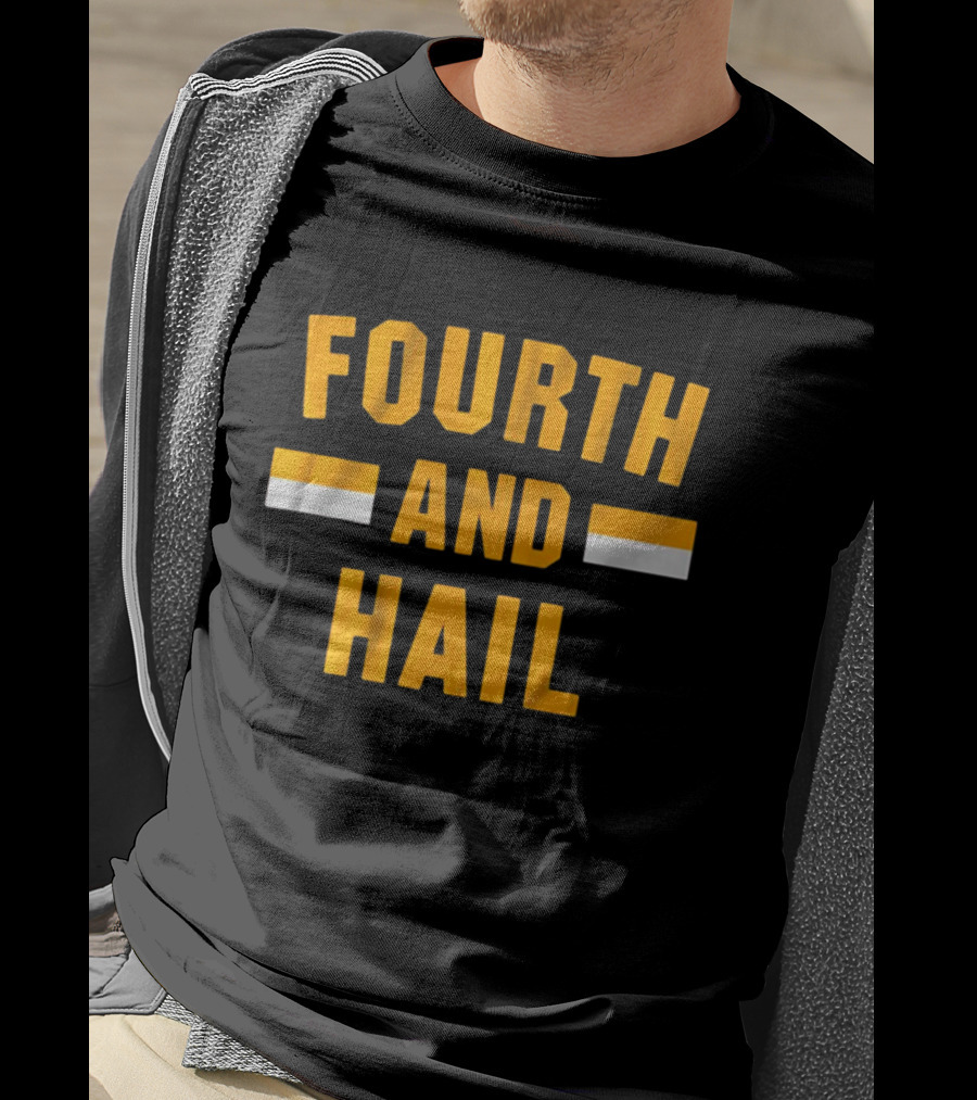 Washington Commanders Fourth And Hail NFL Football T-Shirt