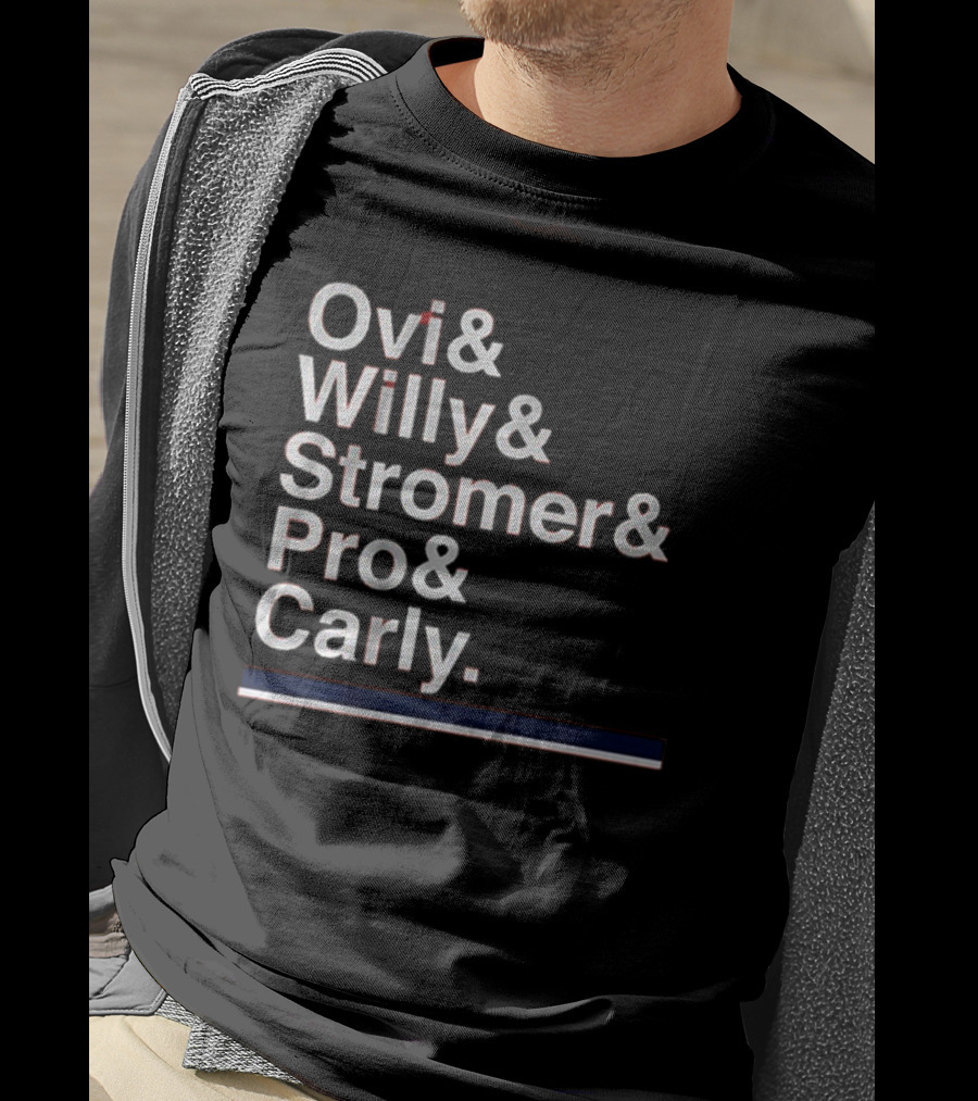 Ovi & Willy & Stromer & Pro & Carly Washington Hockey Ampersand T-Shirt