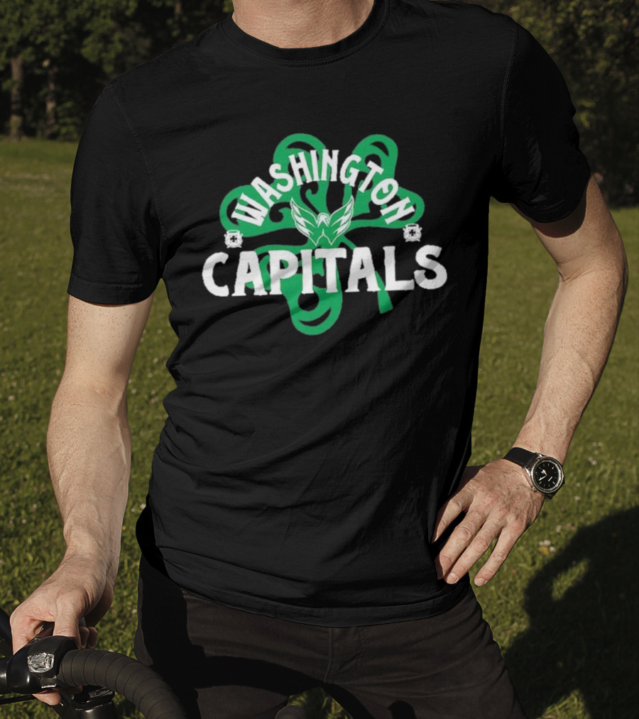 Washington Capitals St. Patrick’s Day Shamrock T-Shirt