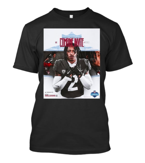 Lucas Oil Stadium NFL Combine Invite Kyle Williams Washington State Cougars Indianapolis 2025 T-Shirt