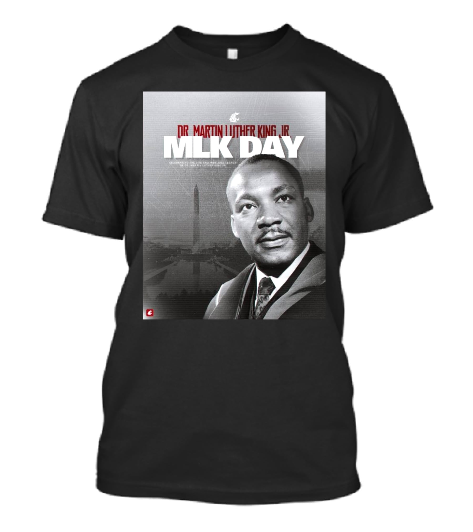 Washington State Cougars MLK Day Dr. Martin Luther King Jr. Celebrating Life And Legacy T-Shirt
