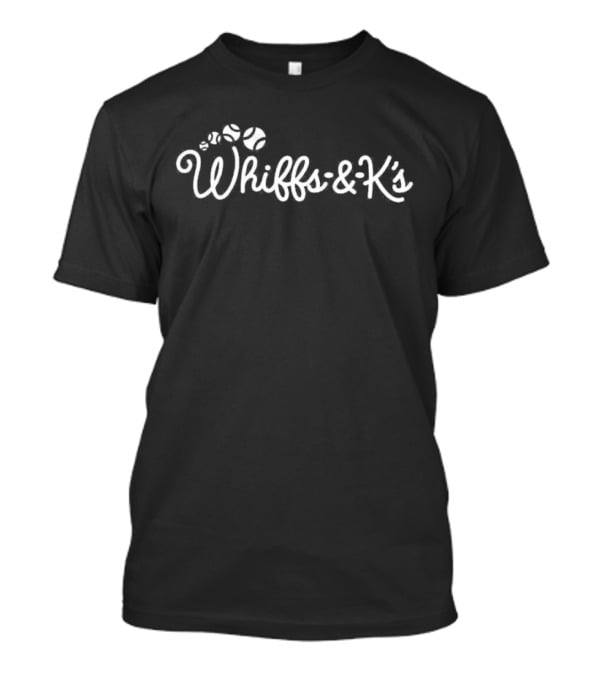 Whiffs & K’s Baseball With Baseball And Whiskers T-Shirt