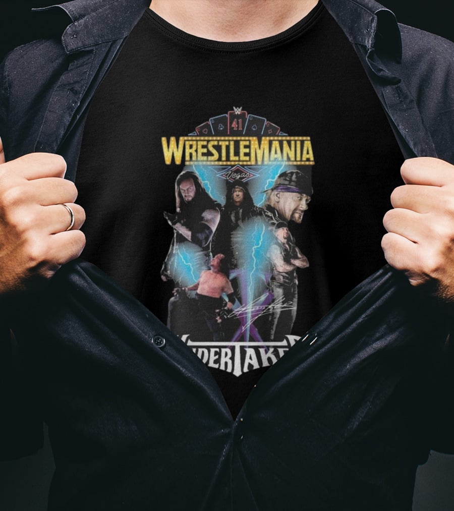 WrestleMania 41 Vegas The Undertaker 2025 T-Shirt